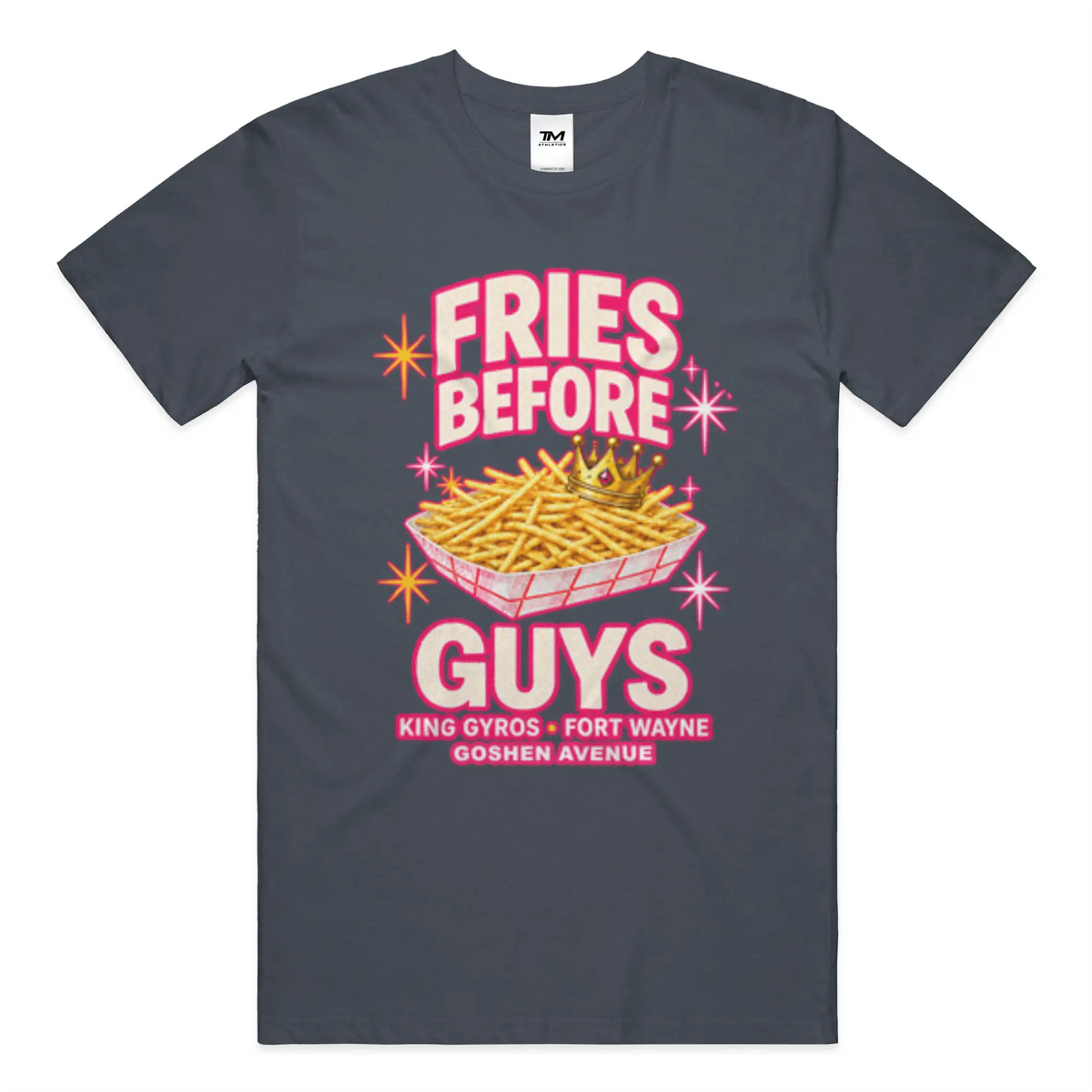 Fries Before Guys Lightweight CVC Unisex Tee