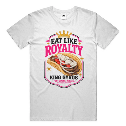 Eat Like Royalty Lightweight CVC Unisex Tee