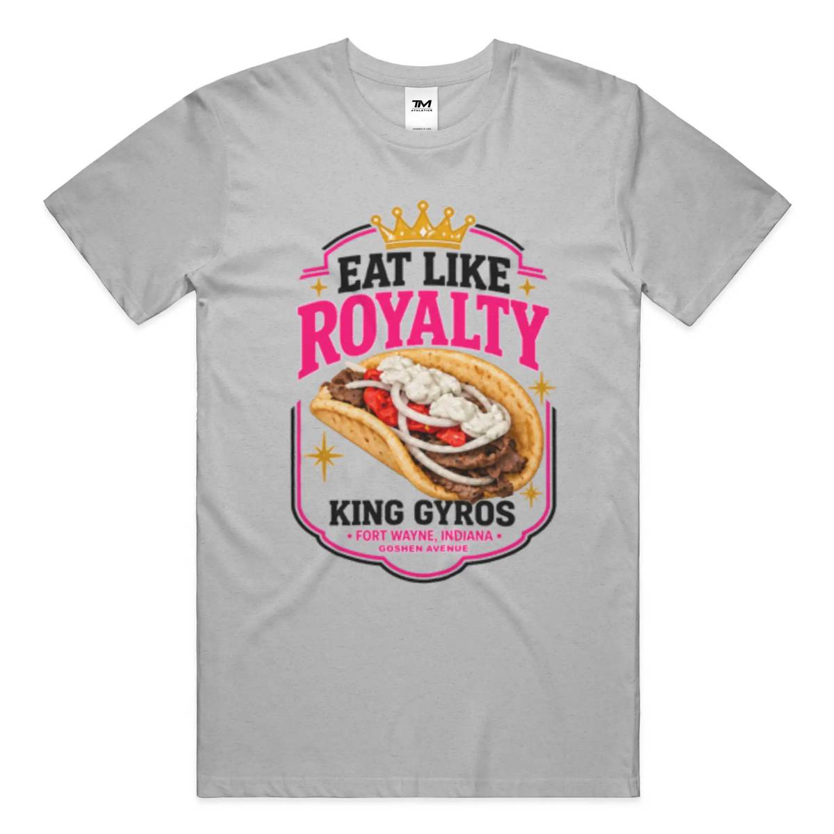 Eat Like Royalty Lightweight CVC Unisex Tee