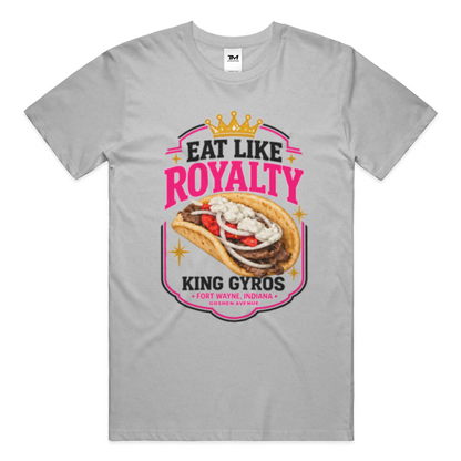 Eat Like Royalty Lightweight CVC Unisex Tee