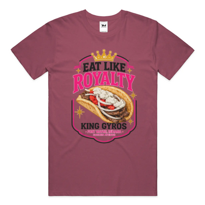 Eat Like Royalty Lightweight CVC Unisex Tee