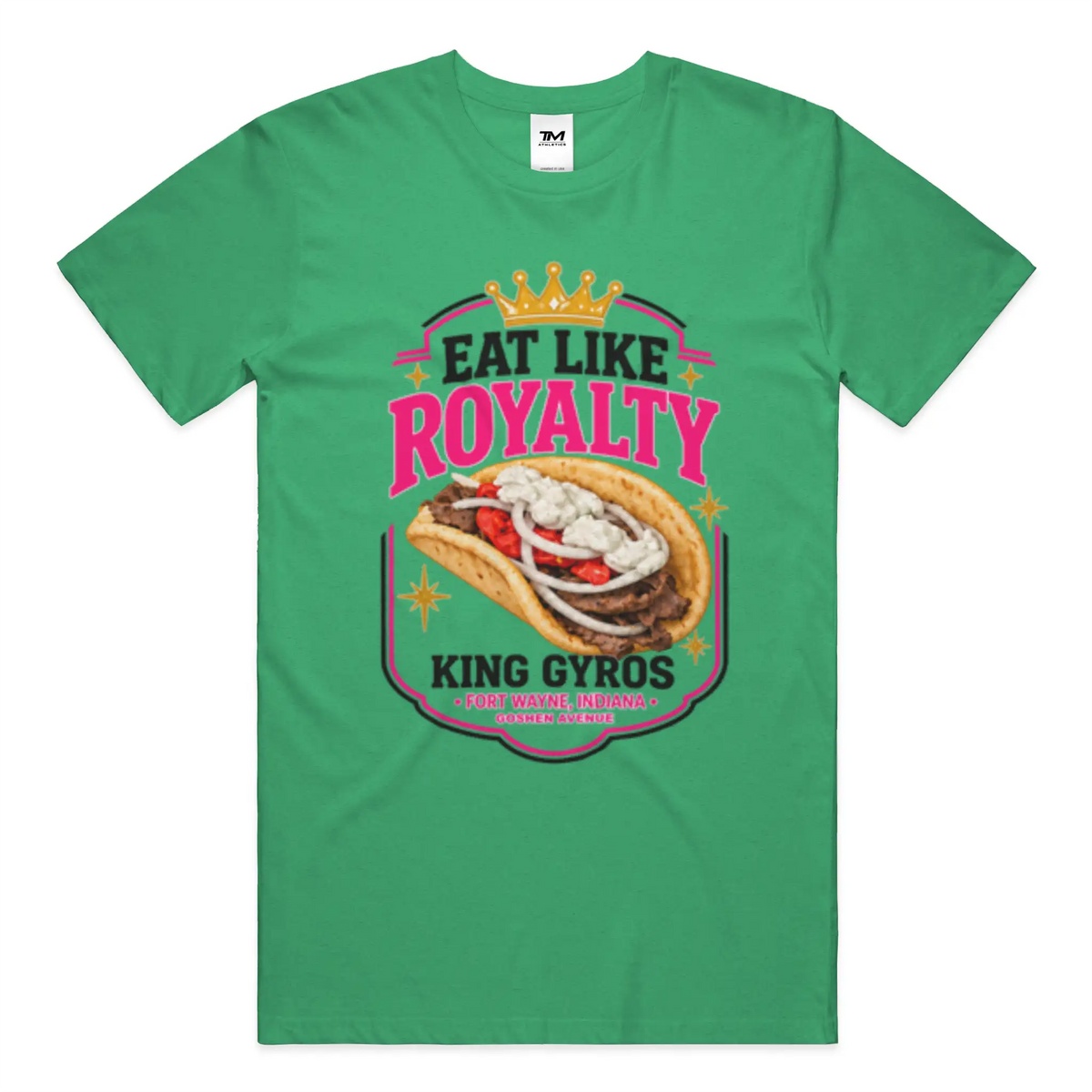 Eat Like Royalty Lightweight CVC Unisex Tee