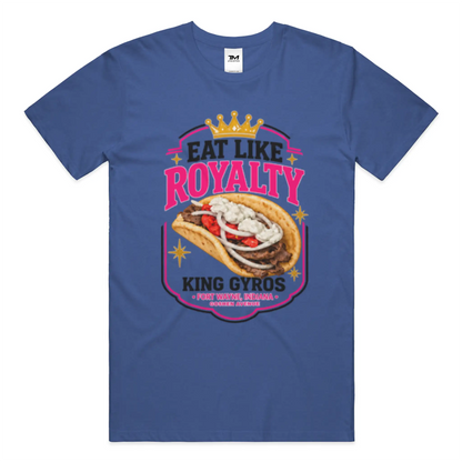 Eat Like Royalty Lightweight CVC Unisex Tee