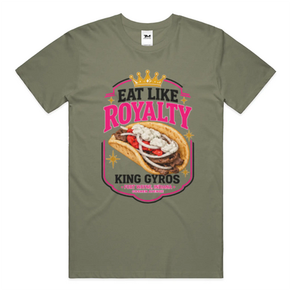 Eat Like Royalty Lightweight CVC Unisex Tee