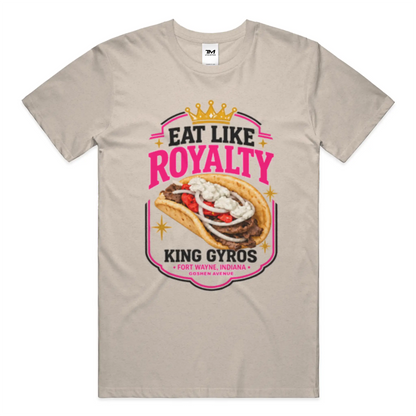 Eat Like Royalty Lightweight CVC Unisex Tee