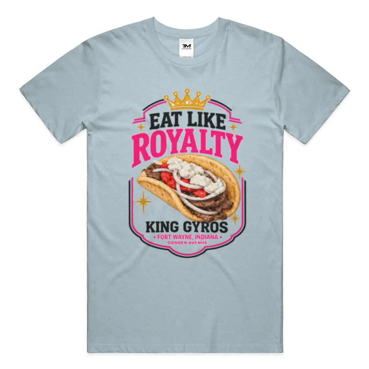 Eat Like Royalty Lightweight CVC Unisex Tee