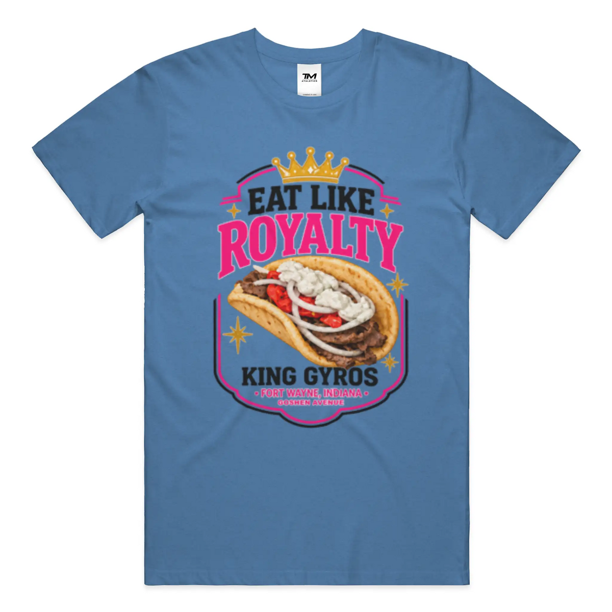 Eat Like Royalty Lightweight CVC Unisex Tee