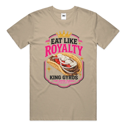 Eat Like Royalty Lightweight CVC Unisex Tee
