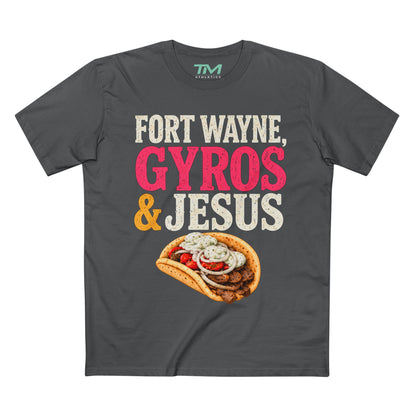 Gyros & Jesus - Midweight Cotton Unisex Tee