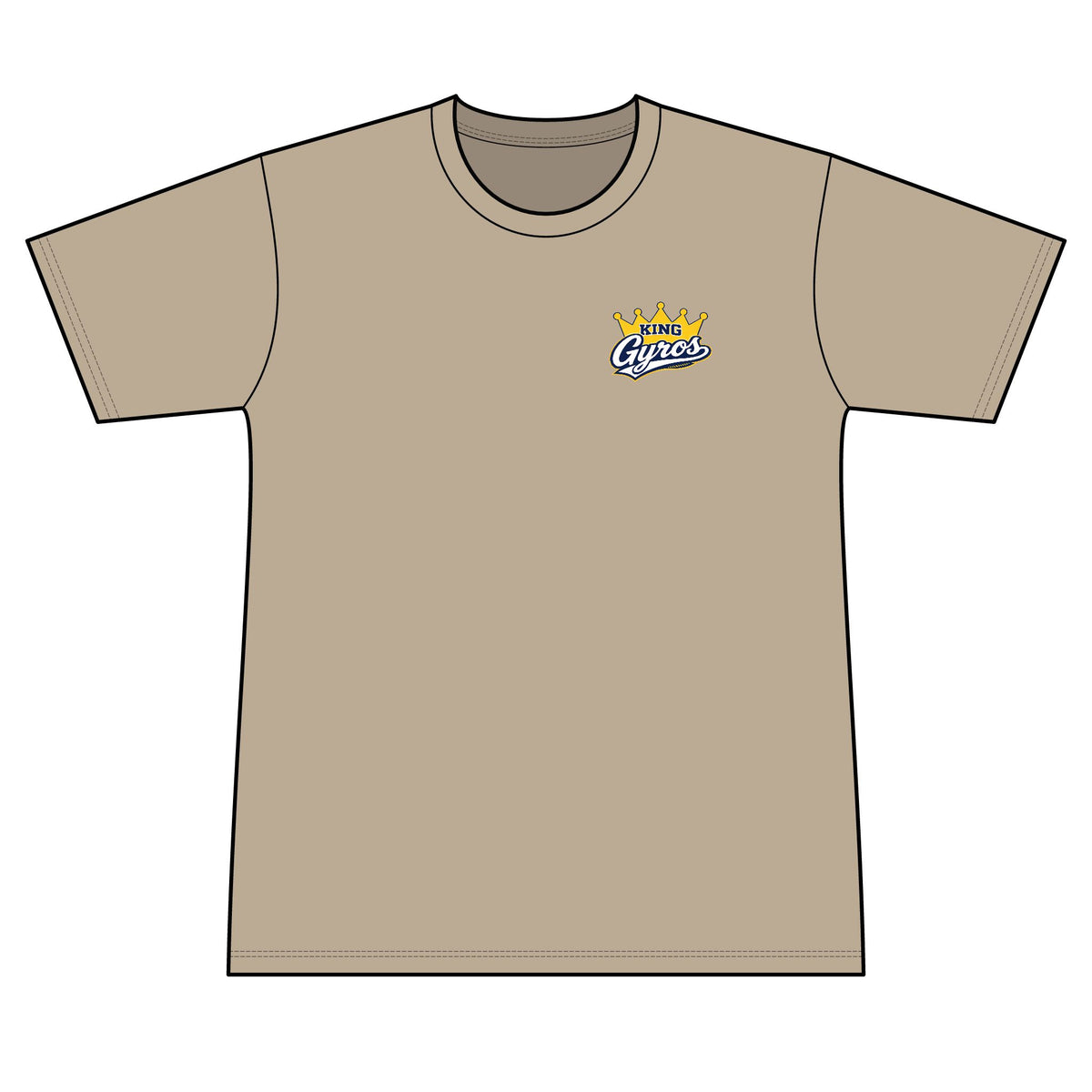King Gyros - 100% Polyester Unisex Tee