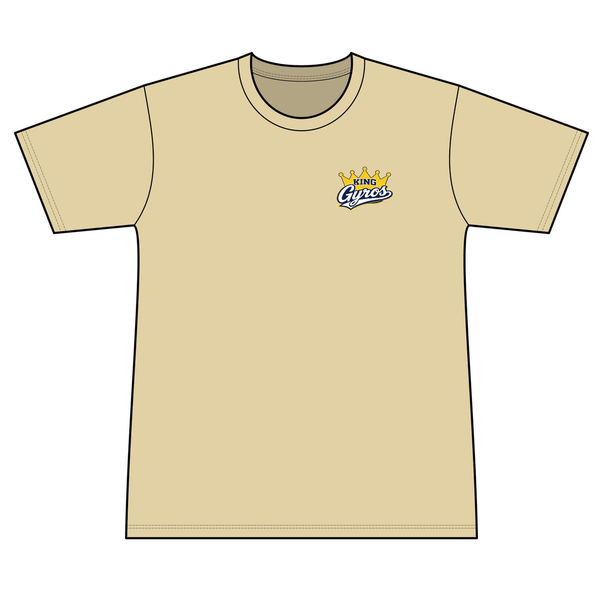 King Gyros - 100% Polyester Unisex Tee