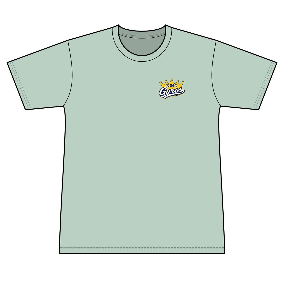 King Gyros - 100% Polyester Unisex Tee