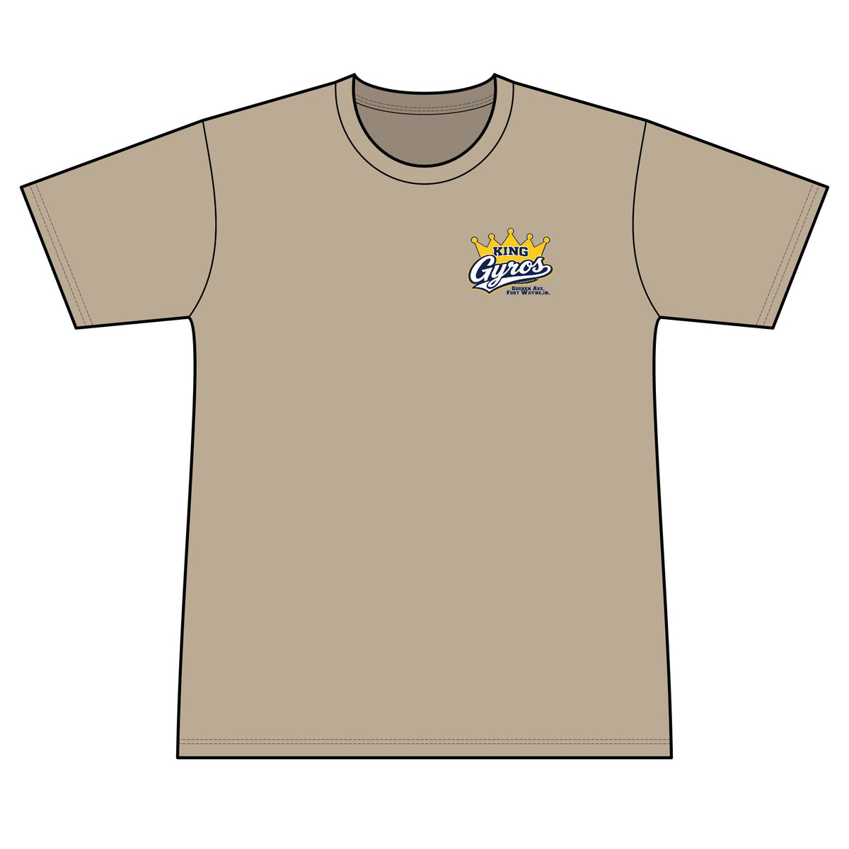Baseball Logo 100% Polyester Unisex Tee