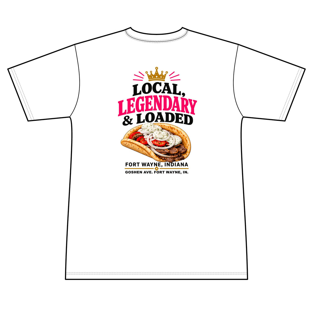 Legendary and Loaded 100% Polyester Unisex Tee