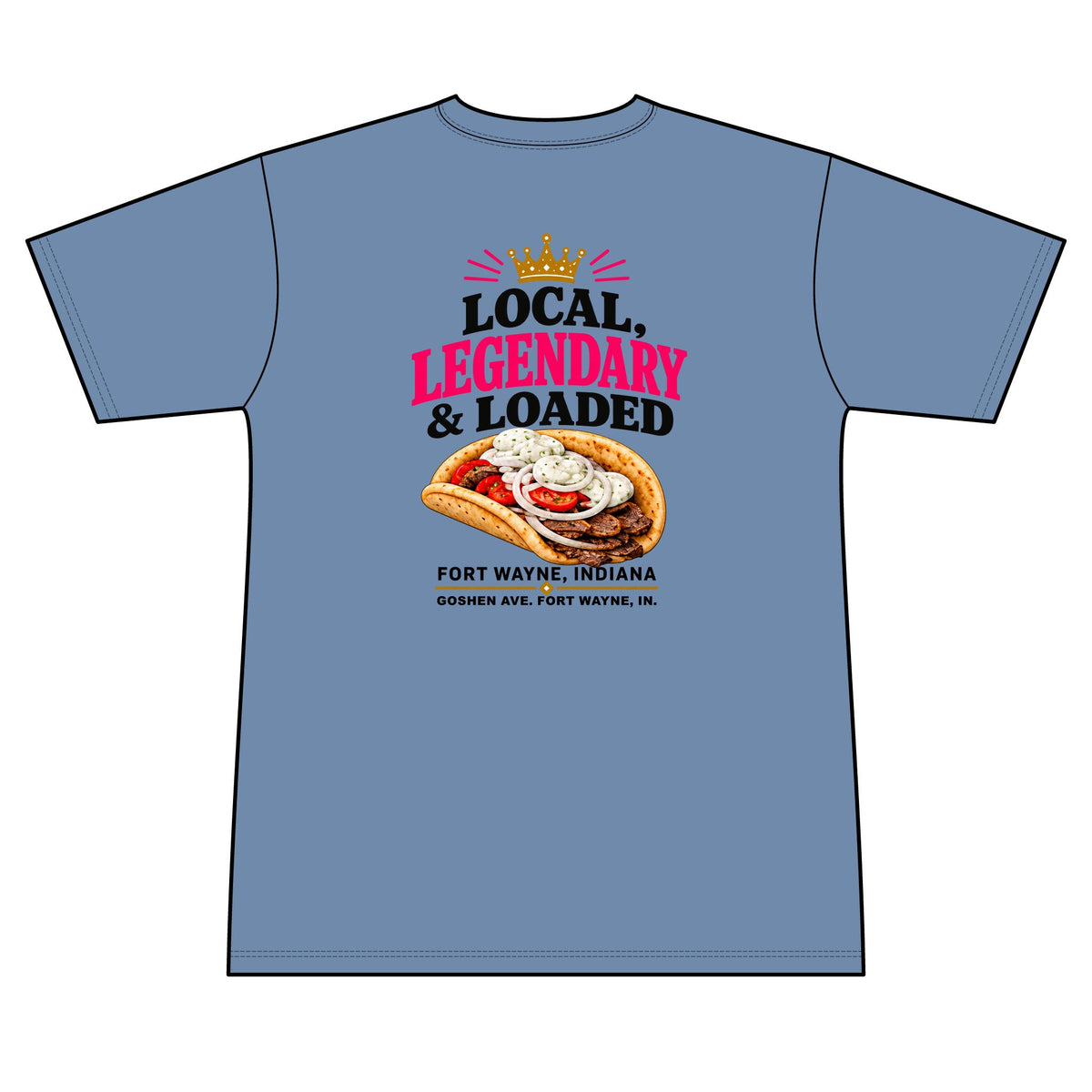 Legendary and Loaded 100% Polyester Unisex Tee