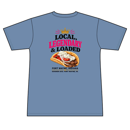 Legendary and Loaded 100% Polyester Unisex Tee
