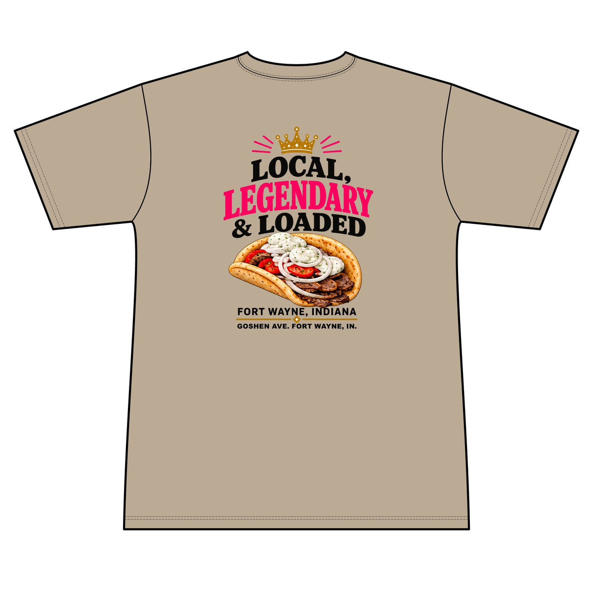 Legendary and Loaded 100% Polyester Unisex Tee