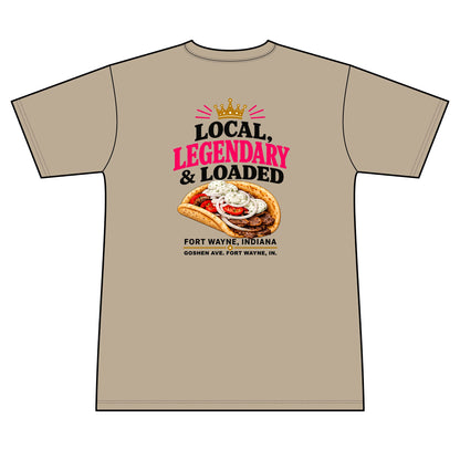 Legendary and Loaded 100% Polyester Unisex Tee
