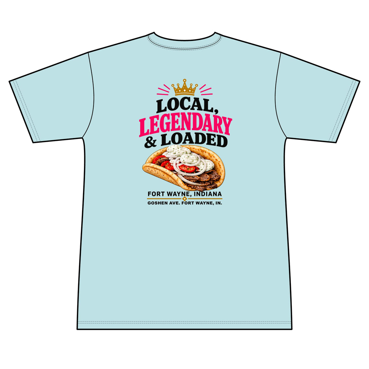 Legendary and Loaded 100% Polyester Unisex Tee