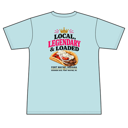 Legendary and Loaded 100% Polyester Unisex Tee