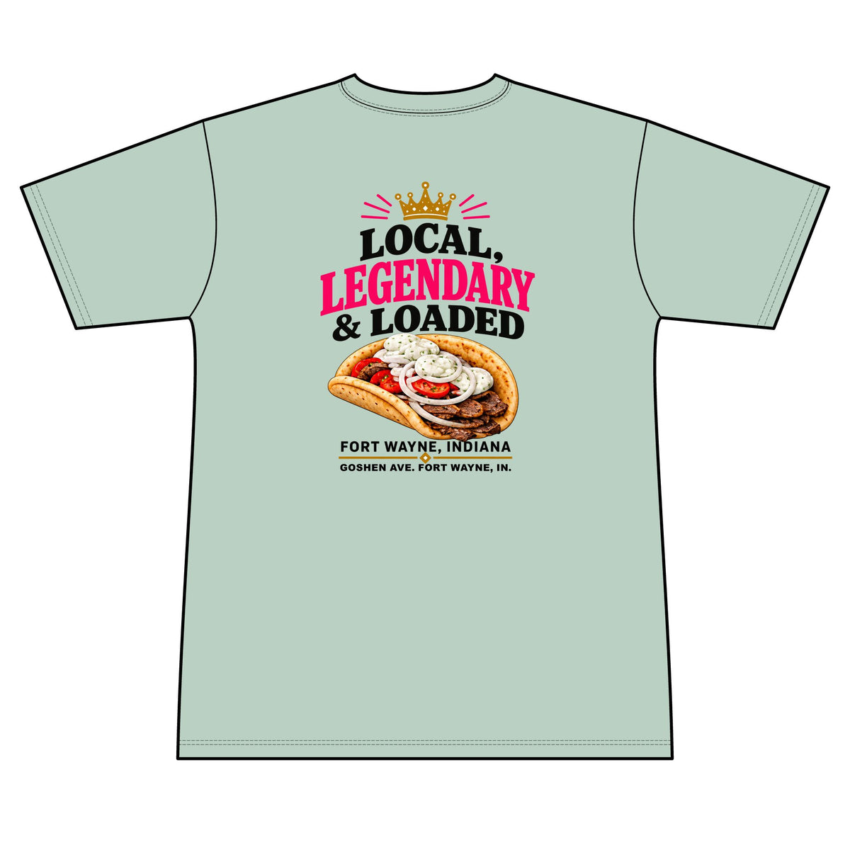 Legendary and Loaded 100% Polyester Unisex Tee