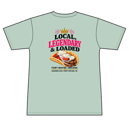 Legendary and Loaded 100% Polyester Unisex Tee