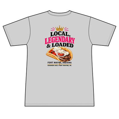 Legendary and Loaded 100% Polyester Unisex Tee