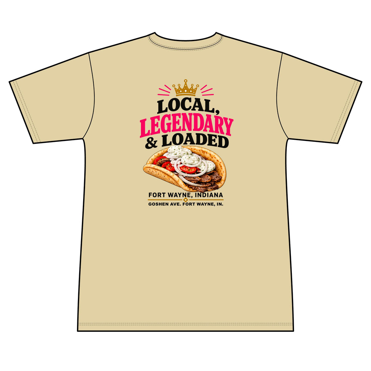 Legendary and Loaded 100% Polyester Unisex Tee