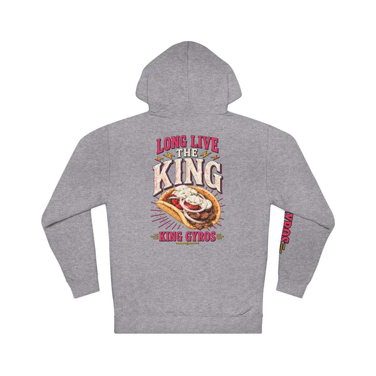 Long Live The King Gyros - Midweight Unisex Hoodie