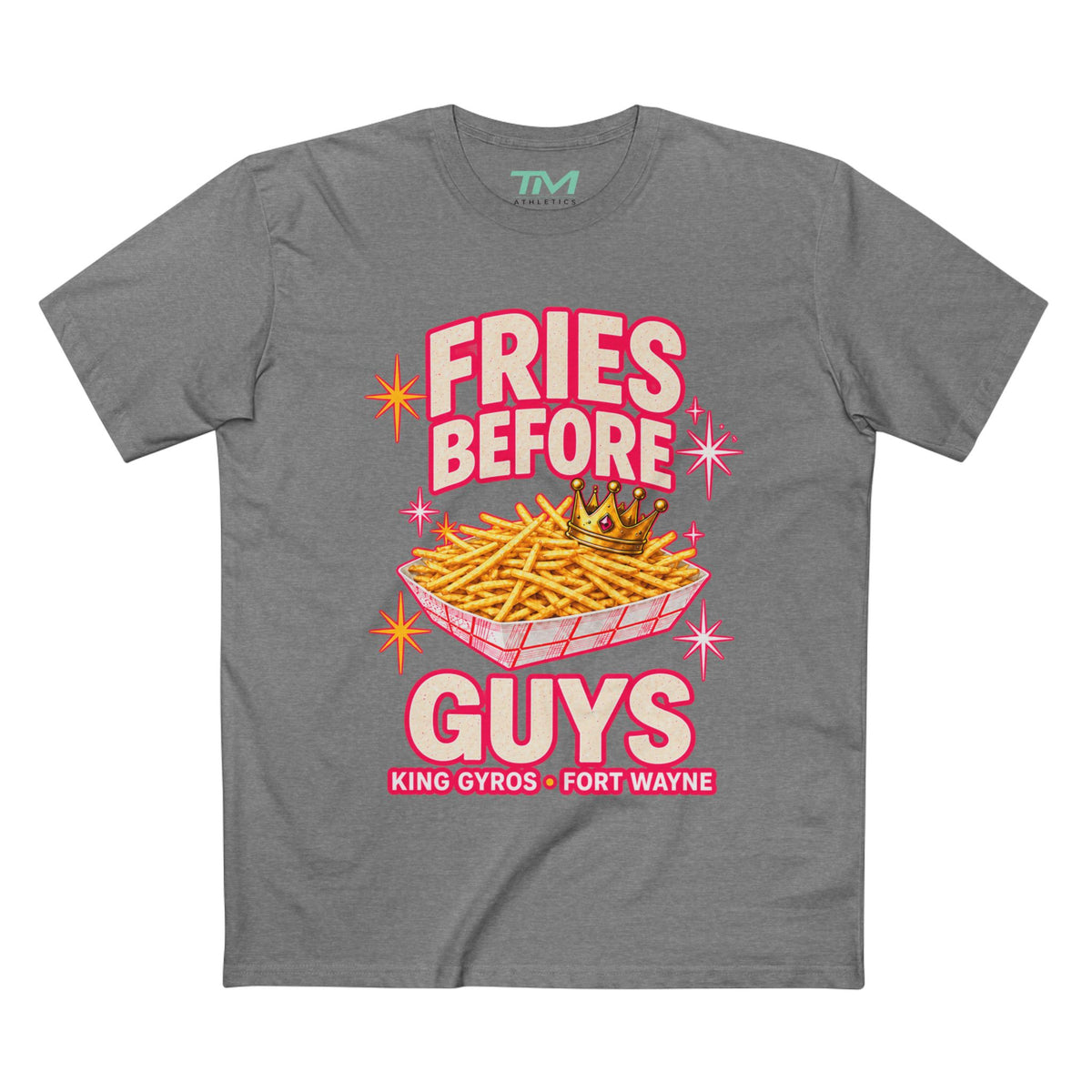 Fries Before Guys - Midweight Cotton Unisex Tee