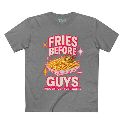 Fries Before Guys - Midweight Cotton Unisex Tee