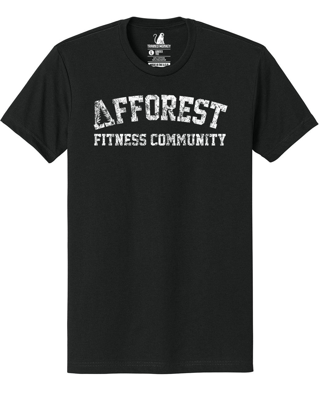 Afforest Rochester Afforest Fitness Community Black Tee – TM Athletic