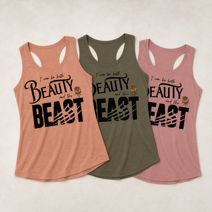 Beauty and the Beast Crop Tank