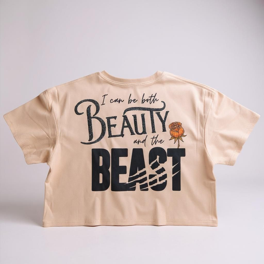 Beauty and the Beast Crop Top